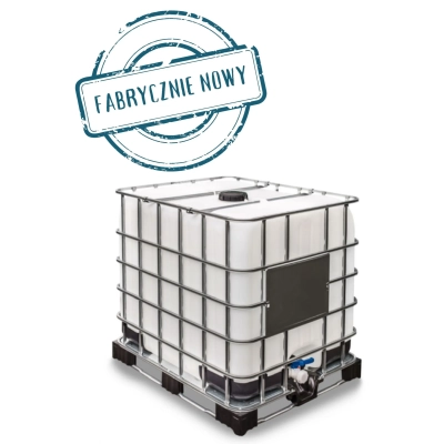 Nowy Zbiornik  Paletopojemnik IBC 1000 L Atest do wody pitnej